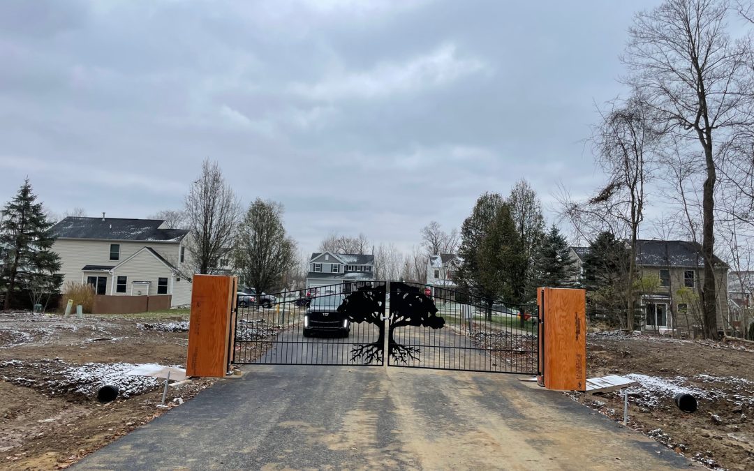 Front Gate Installed